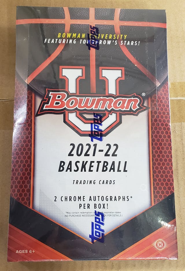 202122 Bowman University Basketball Hobby Sealed Box (TH...